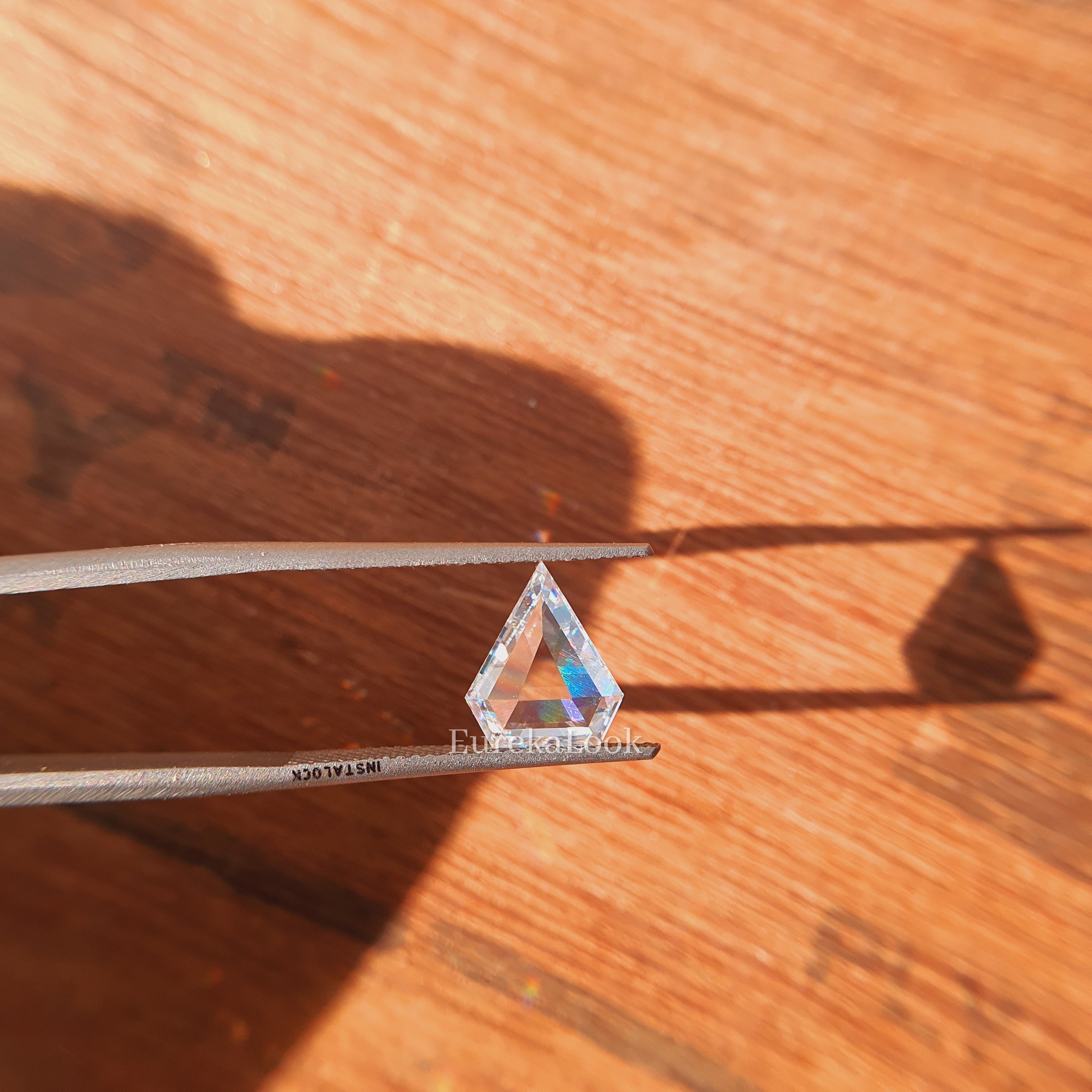2 CT Shield Cut Loose Moissanite Diamond - Eurekalook