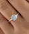 Antique Round Cut Moissanite Solitaire Engagement Ring - Eurekalook