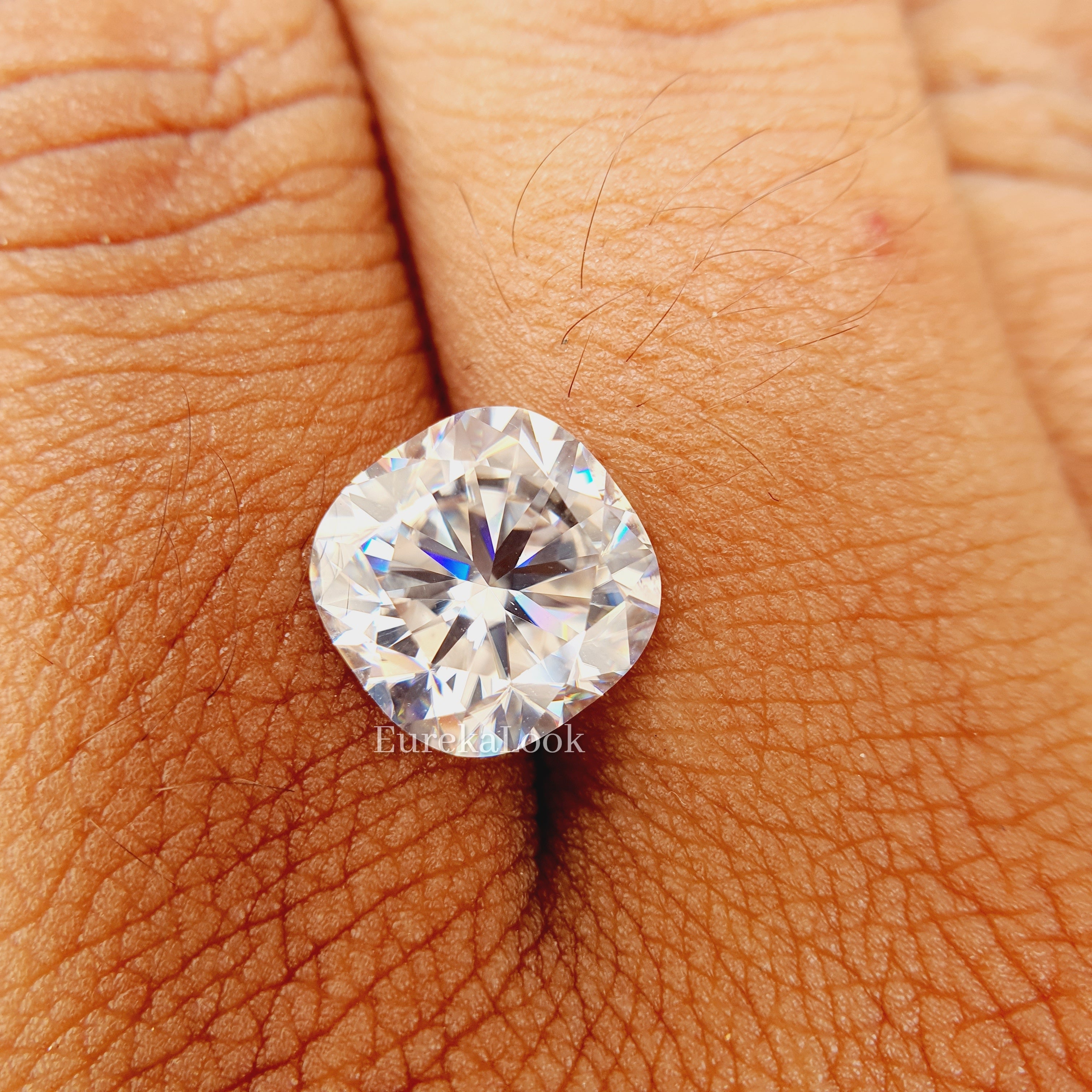 Heart And Arrow Cushion Cut Loose Moissanite Stone - Eurekalook