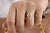 Salt and Pepper Kite Cut Diamond Moissanite Ring - Eurekalook