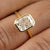 Bezel Set Radiant Cut Moissanite Engagement Ring - Eurekalook