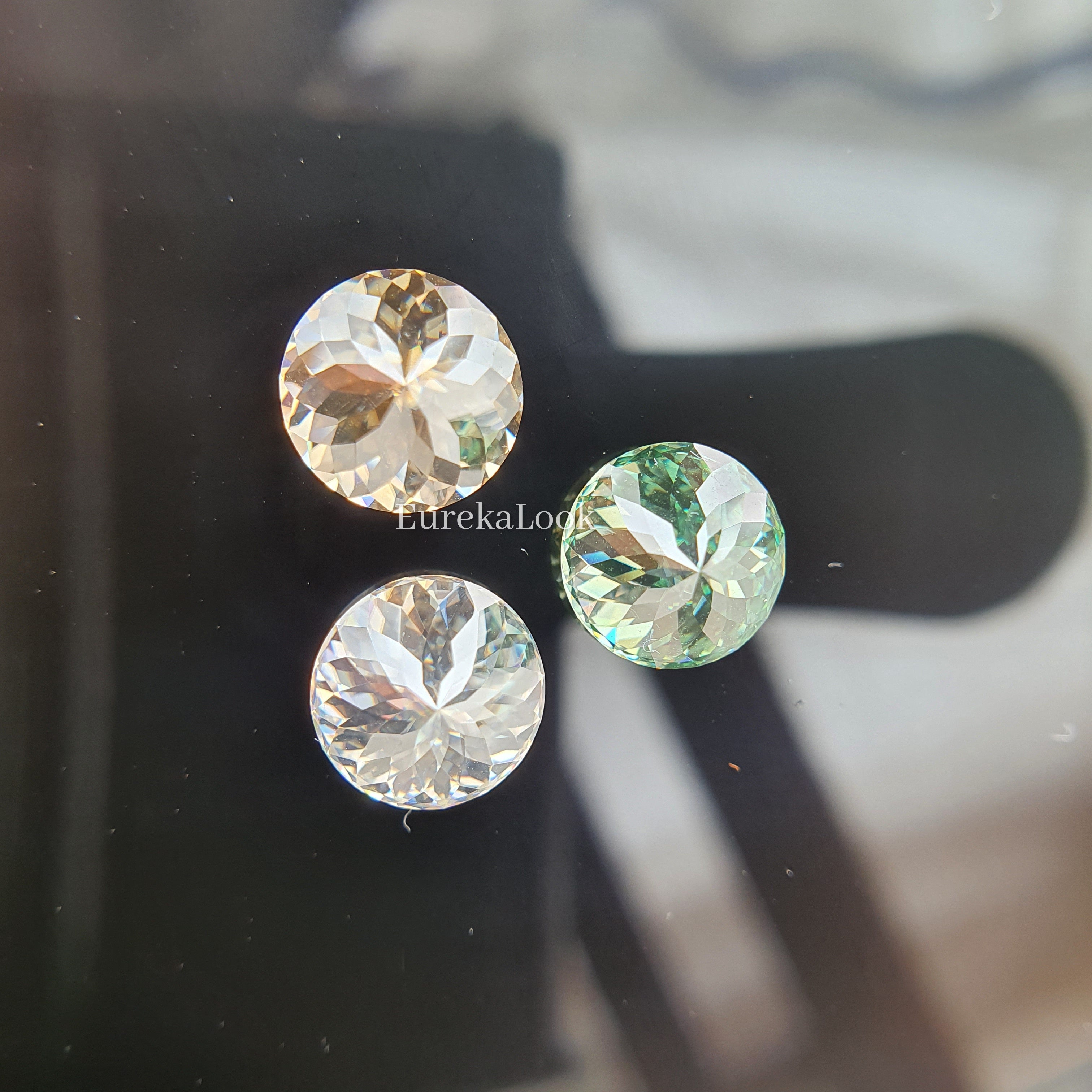 Classic Round Portuguese Cut Loose Moissanite Stone - Eurekalook