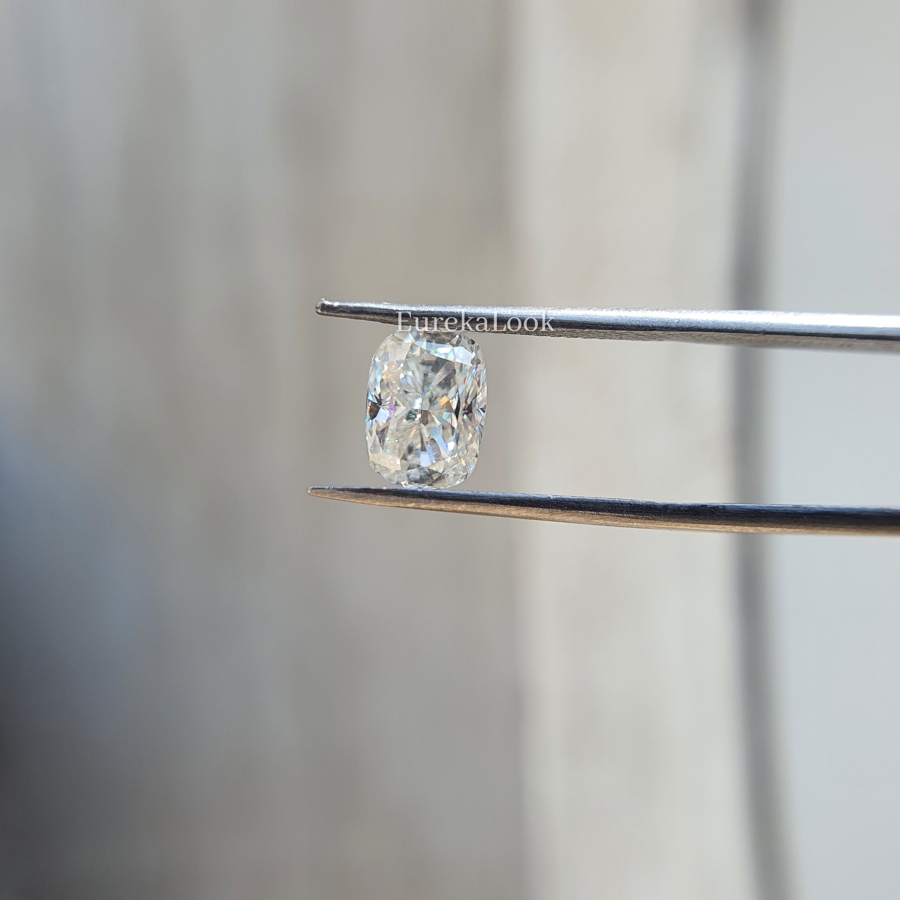 Elongated Cushion cut Loose Moissanite Diamond - Eurekalook