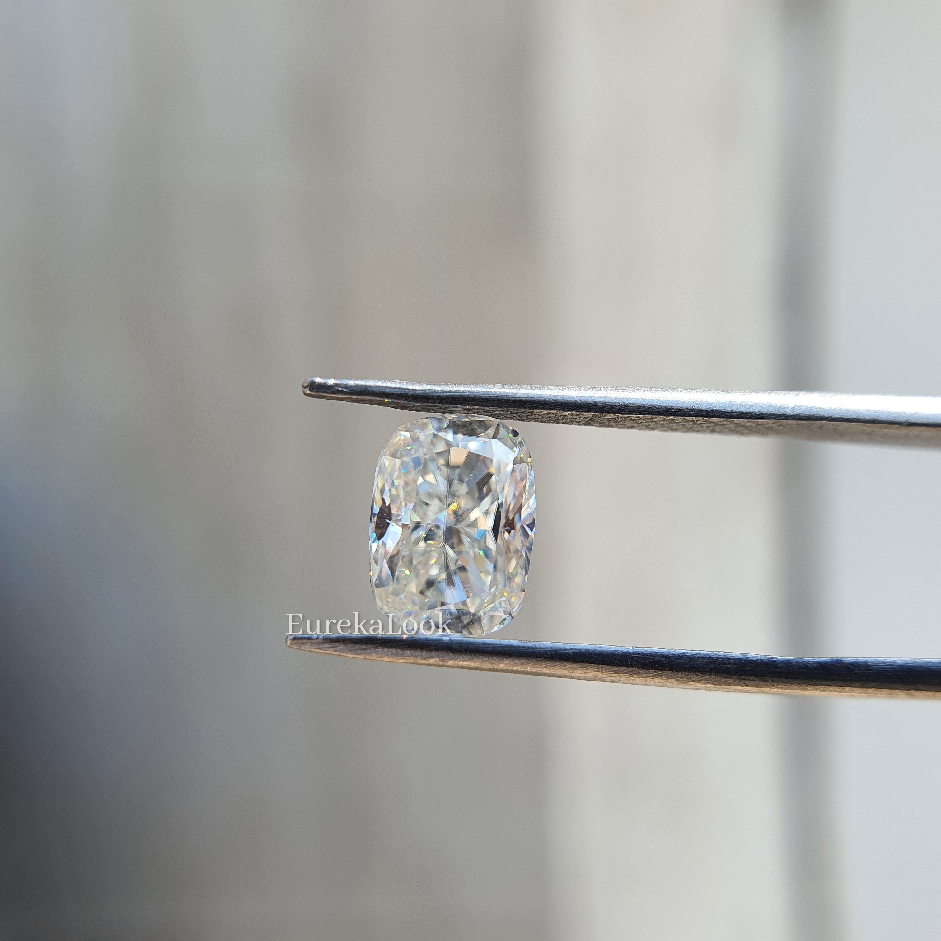 Elongated Cushion cut Loose Moissanite Diamond - Eurekalook