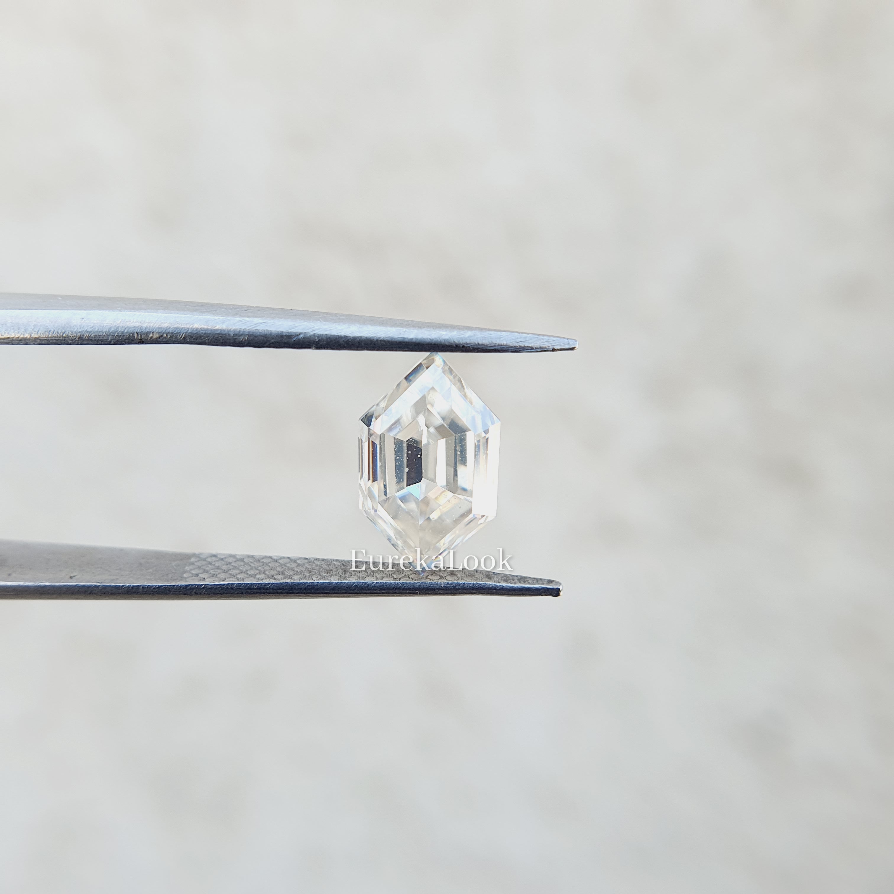 1.80CT Hexagon Cut Loose Moissanite Diamond - Eurekalook