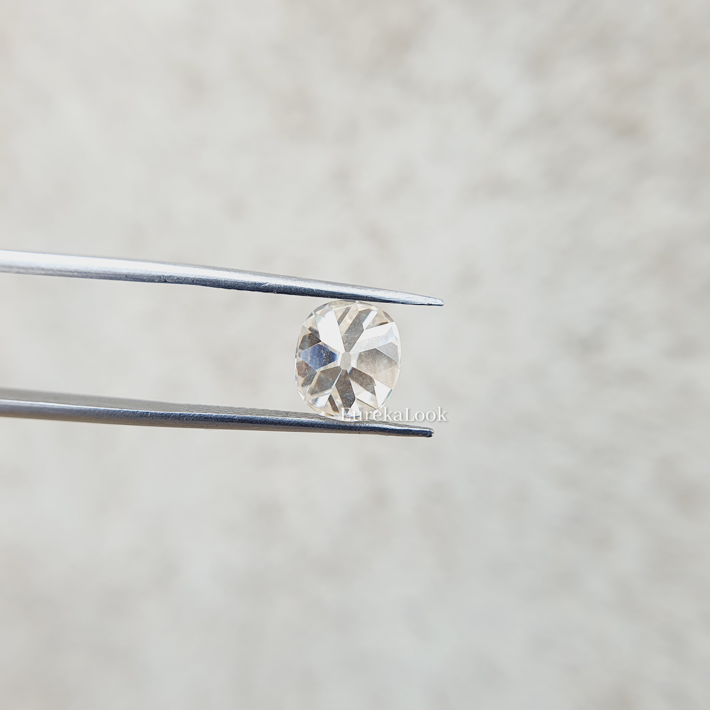 1.30CT Old Mine Cushion Cut Loose Moissanite - Eurekalook