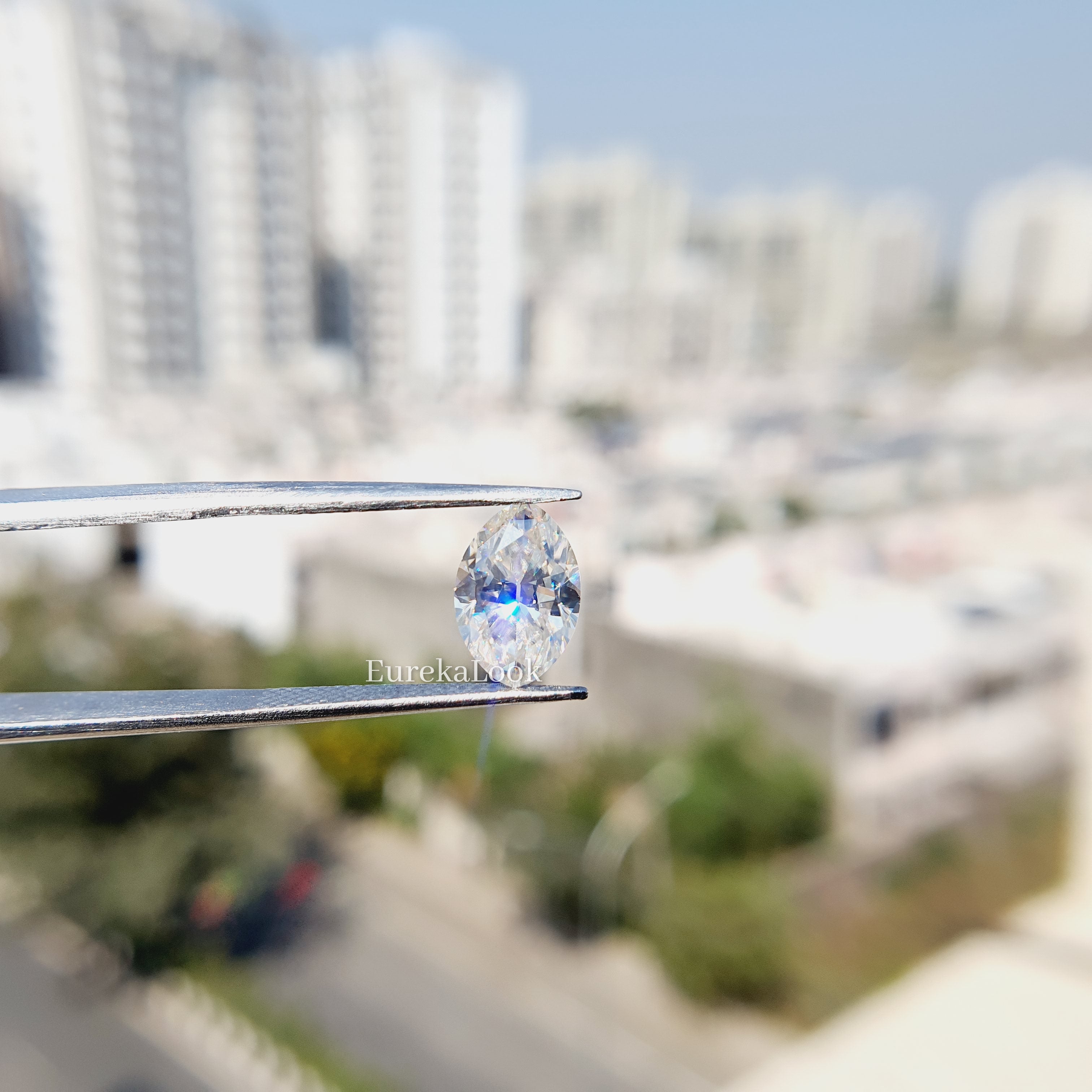 2.00CT Elongated Cushion Cut Loose Moissanite - Eurekalook