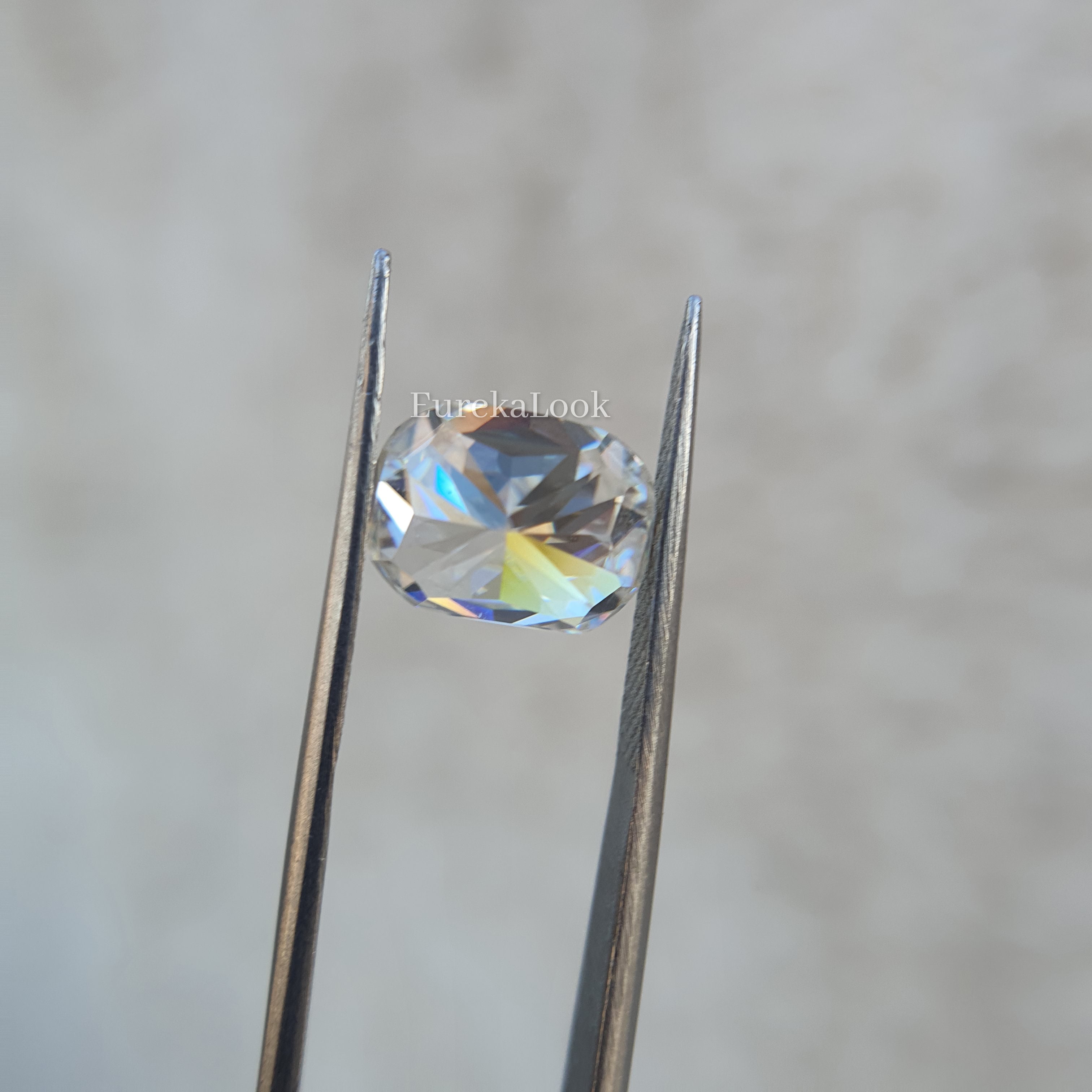3.0CT Elongated Cushion Cut Loose Moissanite Stone - Eurekalook