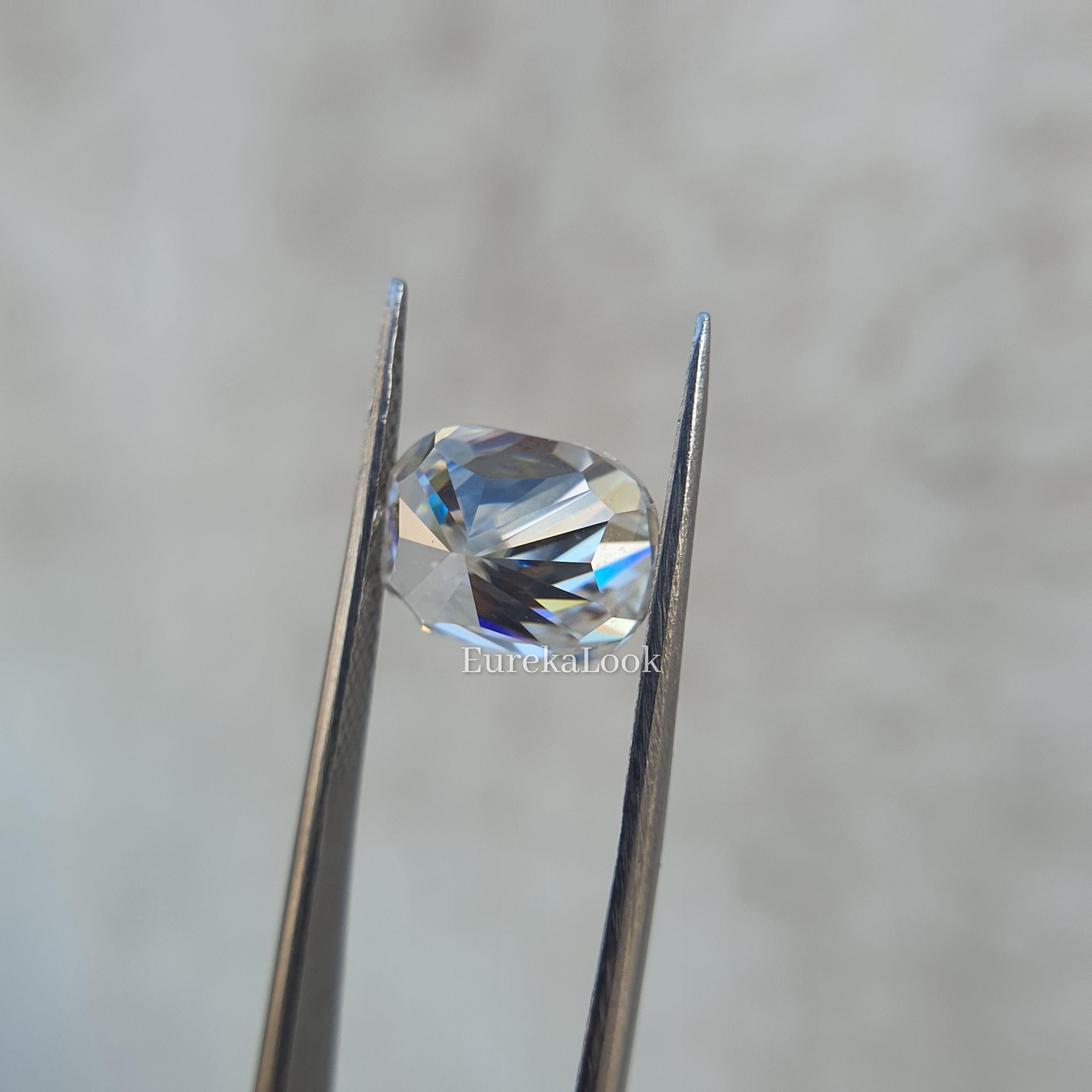3.0CT Elongated Cushion Cut Loose Moissanite Stone - Eurekalook