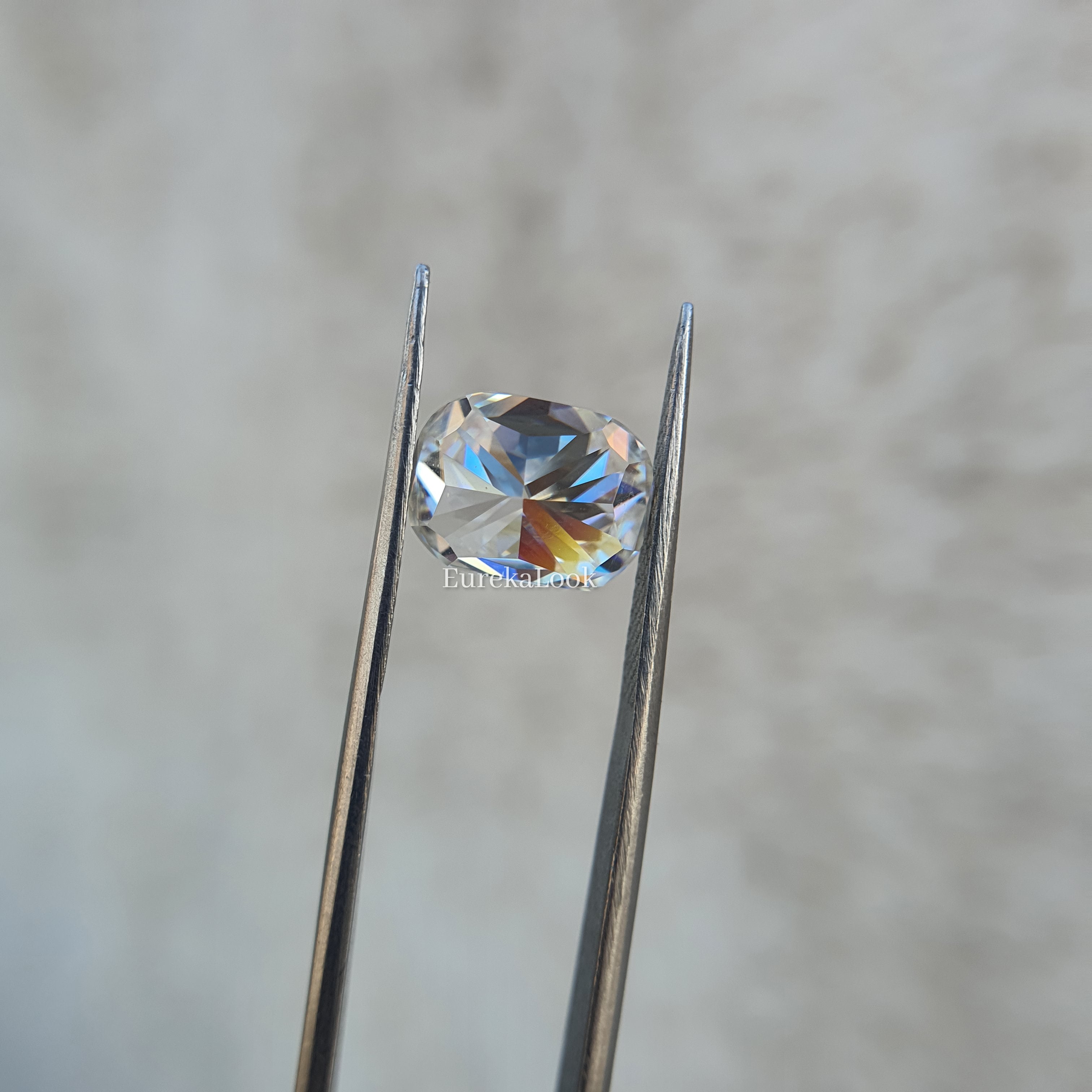 3.0CT Elongated Cushion Cut Loose Moissanite Stone - Eurekalook