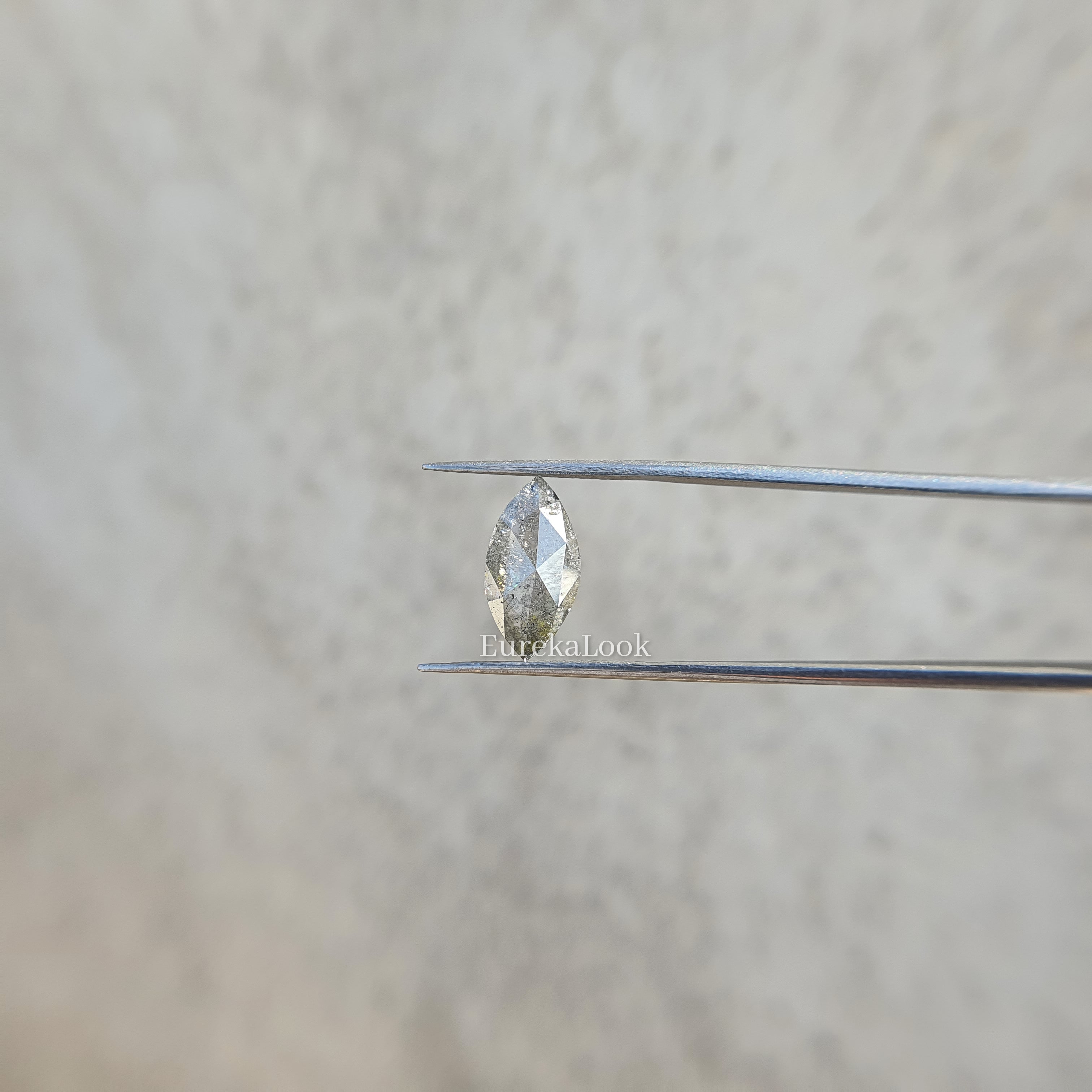 Classic 2.69CT Salt and Pepper Loose Moissanite - Eurekalook