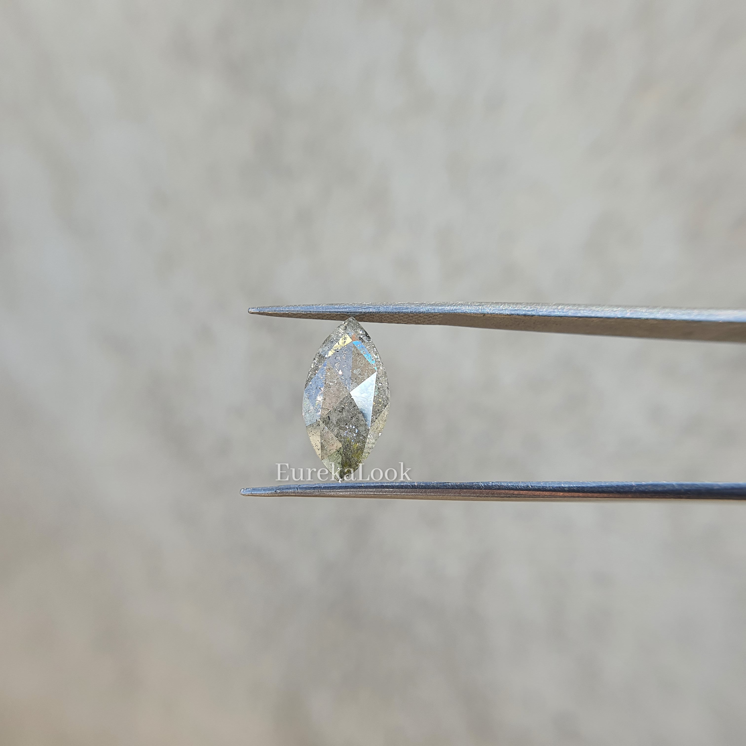 Classic 2.69CT Salt and Pepper Loose Moissanite - Eurekalook