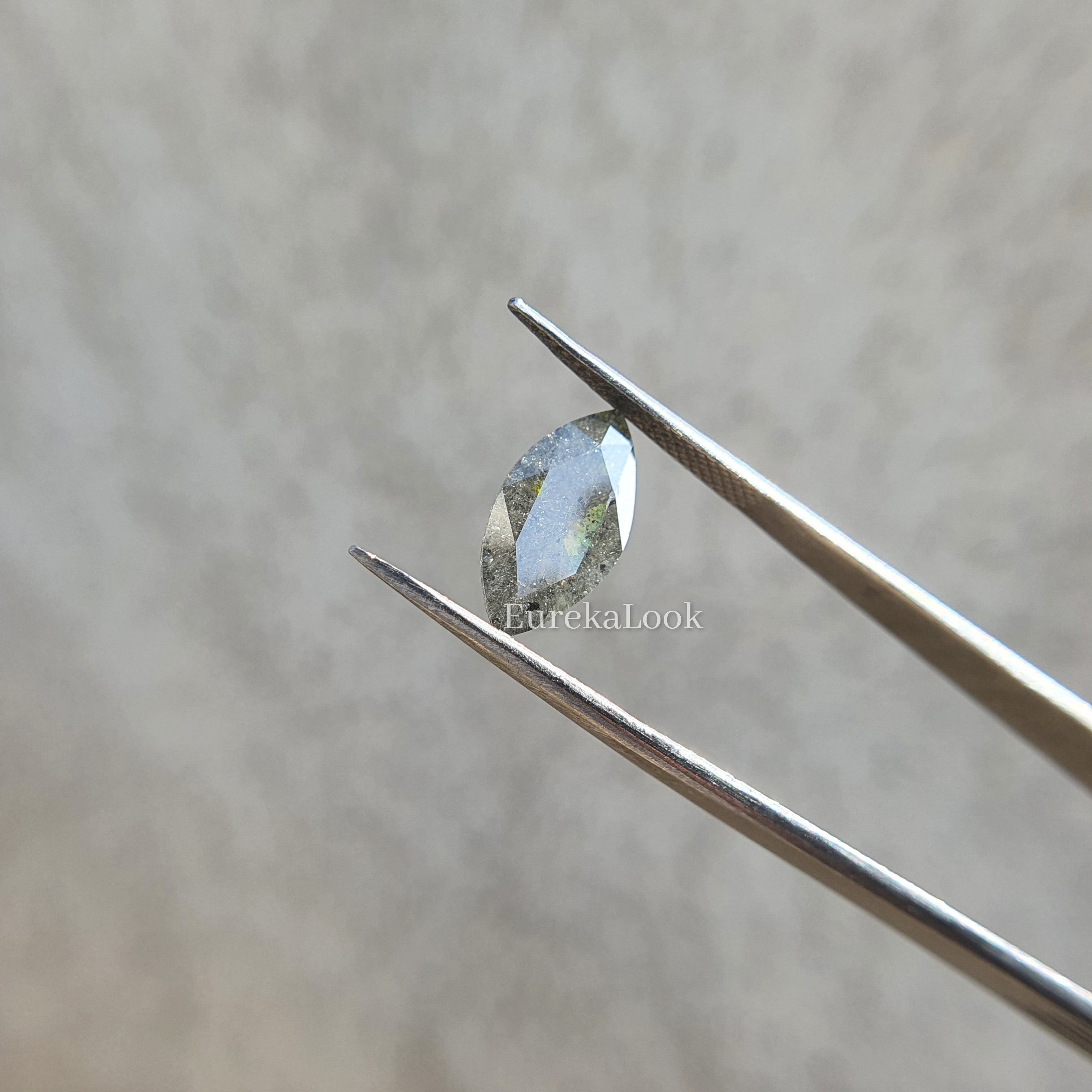 Classic 2.69CT Salt and Pepper Loose Moissanite - Eurekalook