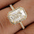3.30CT Radiant Cut Moissanite Halo Engagement Ring - Eurekalook