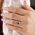 1.91 CT Kite Cut Salt and Pepper Moissanite Diamond Engagement Ring - Eurekalook