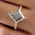 Antique Kite Cut Salt ad Pepper Moissanite Diamond Ring - Eurekalook