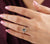 Classic Hexagon Cut Salt and Pepper Diamond Engagement Ring - Eurekalook