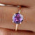 Classic Round Cut Alexandrite Diamond Engagement Ring - Eurekalook