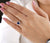 Oval Cut Blue Sapphire Halo Engagement Ring - Eurekalook