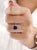 Emerald Cut Blue Sapphire Diamond Wedding Ring - Eurekalook