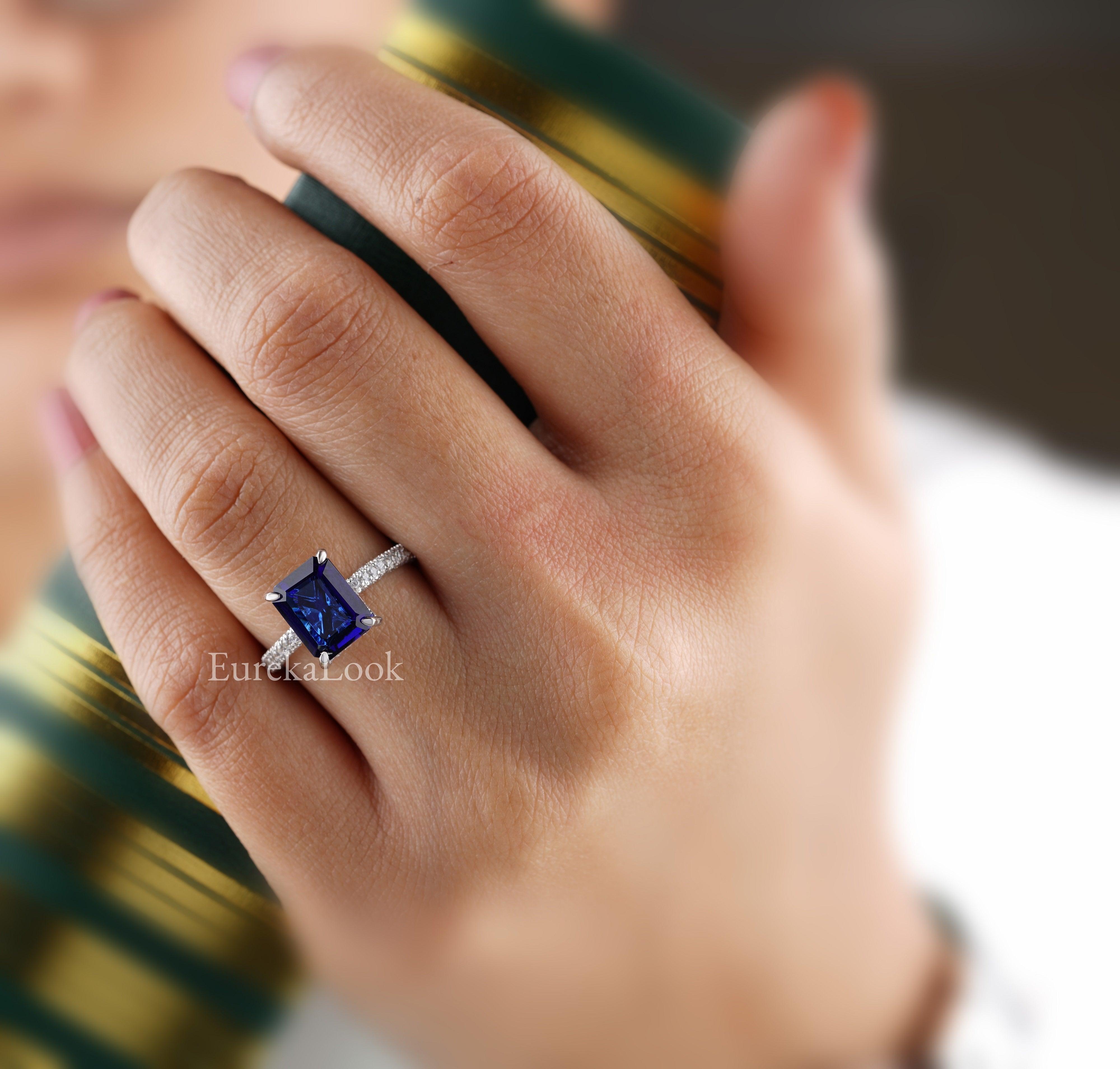 Brilliant Blue Sapphire & Diamond Rings | Midas Jewellery