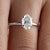 1.70CTW Oval Cut Moissanite Solitaire Wedding Ring - Eurekalook