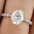 Art Deco 2CT Oval-Cut Moissanite Wedding Ring - Eurekalook