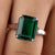 5.00CT Emerald Cut Emerald Diamond Wedding Ring - Eurekalook