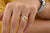 Classic Yellow Oval Cut Moissanite Wedding Ring - Eurekalook