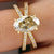 Classic Yellow Oval Cut Moissanite Wedding Ring - Eurekalook