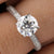 2CT Round Cut Moissanite Pave Set Engagement Ring - Eurekalook