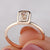1.30CTW Bezel Set Emerald-Cut Moissanite Engagement Ring - Eurekalook