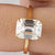 Classic 3.00CT Emerald Cut Hidden Halo Moissanite Wedding Ring - Eurekalook
