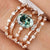 Vintage 2CT Green Oval Cut Moissanite Wedding Ring - Eurekalook