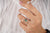 Vintage 2CT Green Oval Cut Moissanite Wedding Ring - Eurekalook