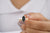 Salt And Pepper Hexagon Cut Engagement Ring - Eurekalook