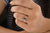 Galaxy Salt And pepper Kite Cut Engagement Ring - Eurekalook
