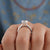 Cushion Cut Moissanite Solitaire Wedding Ring - Eurekalook