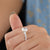 Cushion Cut Moissanite Solitaire Wedding Ring - Eurekalook