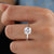 Cushion Cut Moissanite Solitaire Wedding Ring - Eurekalook