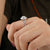 Round Cut Moissanite Double Halo Engagement Ring - Eurekalook