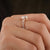 Pear Shape Moissanite Halo Engagement Ring - Eurekalook