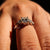 Antique Round Cut Moissanite Cluster Wedding Ring - Eurekalook