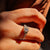 Antique Round Cut Moissanite Cluster Wedding Ring - Eurekalook
