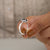 Pear Cut Salt and Pepper Diamond Wedding Ring - Eurekalook