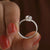 Rose Cut Moissanite Double Prong Engagement Ring - Eurekalook
