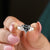 Dark Gray Moissanite Engagement Ring - Eurekalook