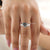 Dark Gray Moissanite Engagement Ring - Eurekalook