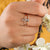 Emerald Cut Salt and Pepper Diamond Bridal Ring Set - Eurekalook