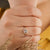 Antique Salt and Pepper Diamond Bridal Ring Set - Eurekalook